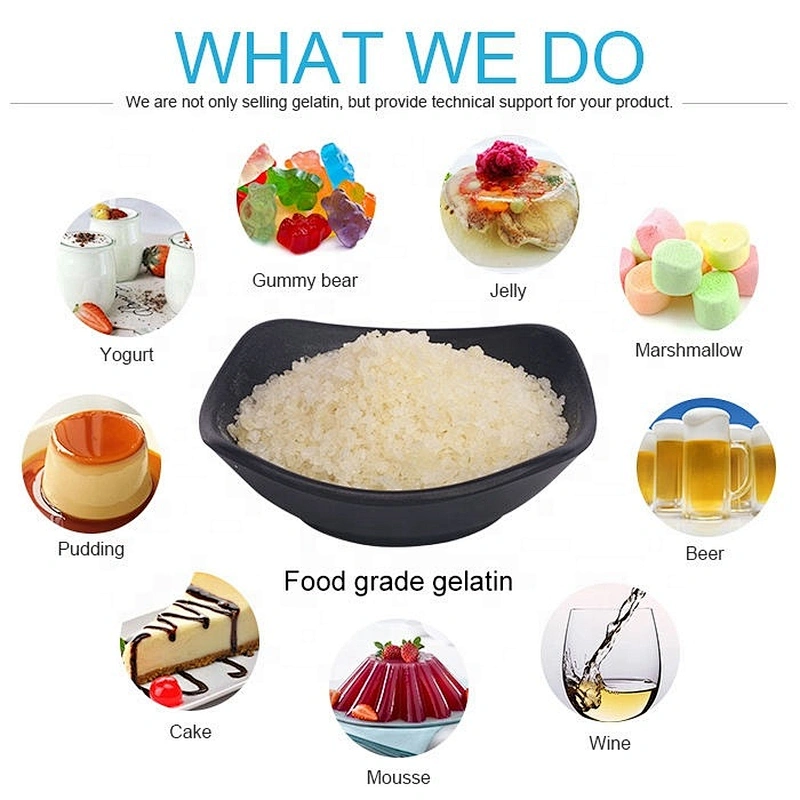 Gelatin for candy use 120-280bloom halal grade